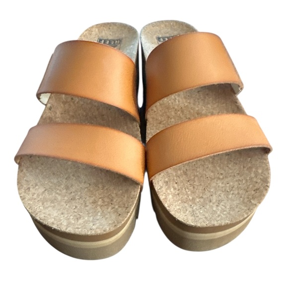 Reef Women's Orange Slide Sandals - Picture 3 of 5